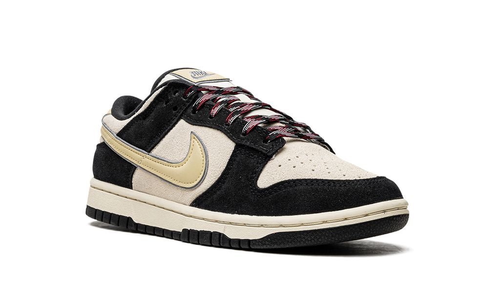 Nike Dunk Low LX Black Suede Team Gold