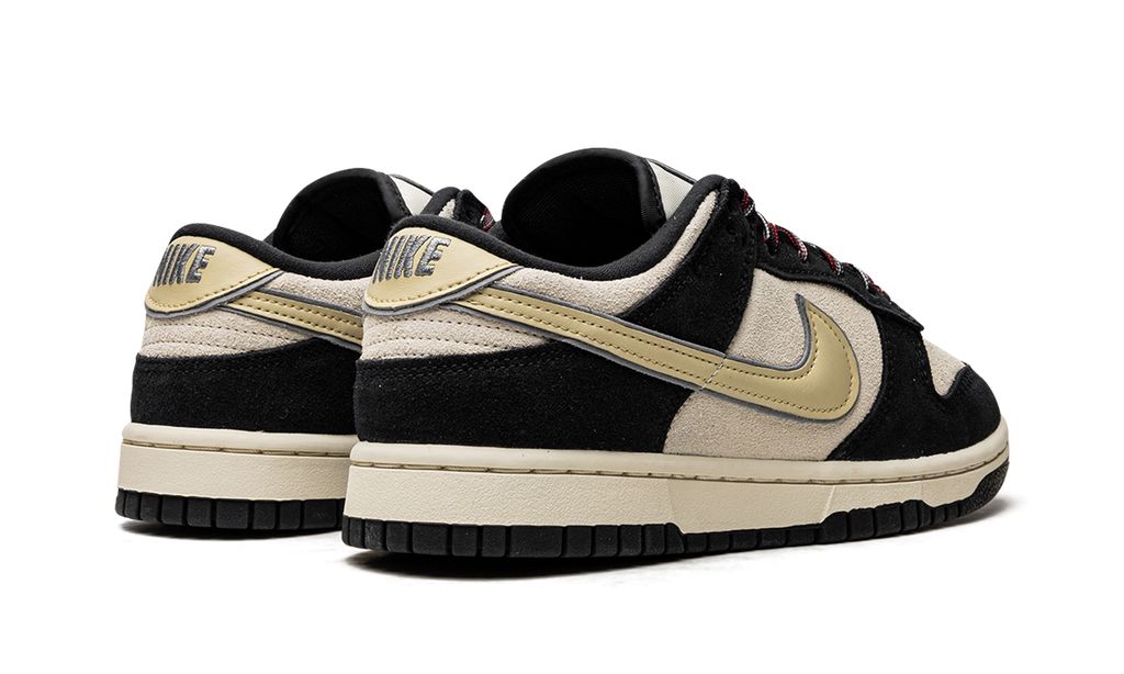 Nike Dunk Low LX Black Suede Team Gold